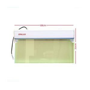 Señalizador de Emergencia Acrílico OPALUX 16 LED Transparente Doble Cara 220V OP-297GR