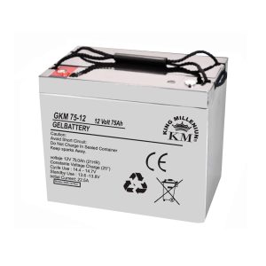 Batería Gel Ciclo Profundo 12V 75Ah GKM75-12 Alta Duración para UPS y Solar