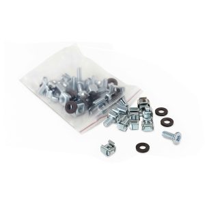 Perno Enjaulado M6 LT USA para Gabinetes y Racks (Juego 100 UND)  LT-M6-KIT